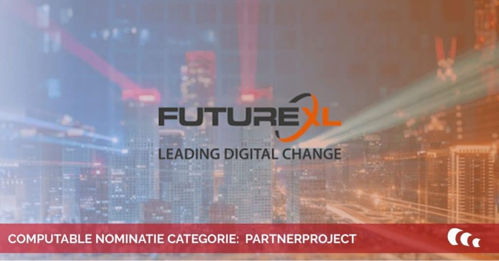 Logo van FutureXL Leading in digital change