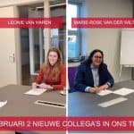 Contractondertekening tussen Jeroen Bijl, Leonie van Haren en Marie-Rose van der Wilt.