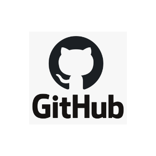 Logo van Github in zwarte letters en een witte kat in het logo