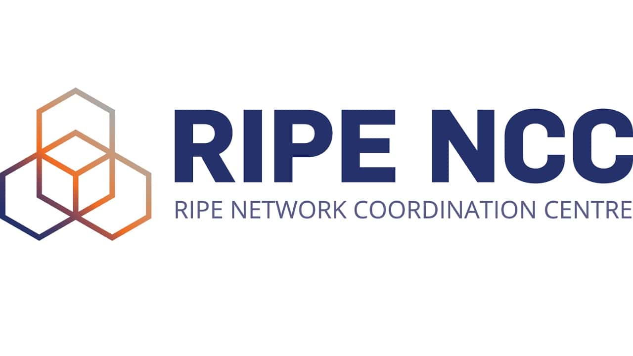 Het logo van RIPE Network Coordination Centre