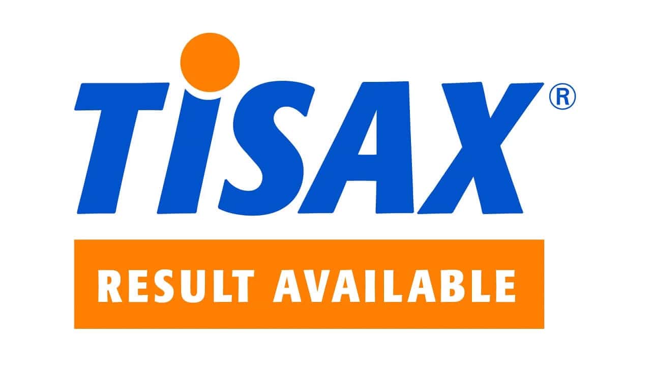 Het logo van Tisax.